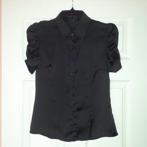 Forever 21 Sheer Black Shirt